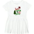 thumbnail image 3 of Inktastic Santa is Promoting Me to Big Sister Green Plaid Tree Girls Baby Dress, 3 of 5