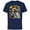 Navy, variant on Droids: The Adventures of R2-D2 & C-3PO Throwback - Short Sleeve Cotton T-Shirt for Adults - Customized-Black
