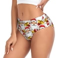 thumbnail image 2 of Fotbe Santa Claus bells Calzones Estampados para Mujer – Ropa Interior de Algodón, Cómoda, Suave y Elástica-Large, 2 of 6