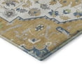 thumbnail image 3 of Addison Rugs Mayfield Premium Machine Washable Traditional Oriental Gold Round Rug, 8' x 8', 3 of 5