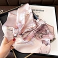 thumbnail image 2 of CAILDANL Women's 100% Pure Mulberry Silk Small Square Scarf - Neckerchief Women - Silk Headscarf - 21" x 21", 2 of 5