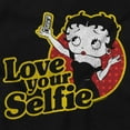 thumbnail image 2 of Betty Boop Love Your Selfie Cute Women's T Shirt Ladies Tee Brisco Brands S, 2 of 4