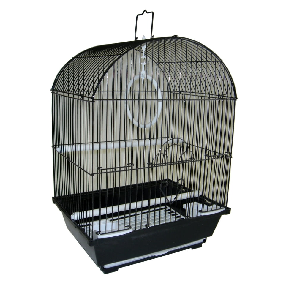 YML 1304BLK Round Top Style Bird Cage