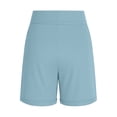 thumbnail image 2 of ShomPort Women's Sport Shorts Quick Dry Workout High Waisted Drawstring with Pockets Activewear Shorts, 2 of 6