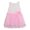 Pink, variant on GYRATEDREAM Girls Wedding Party Lace Princess Dress Mesh Cotton Petals Floral Dress Tutu Skirt Kids Birthday Formal Dress for 2.5-4Y