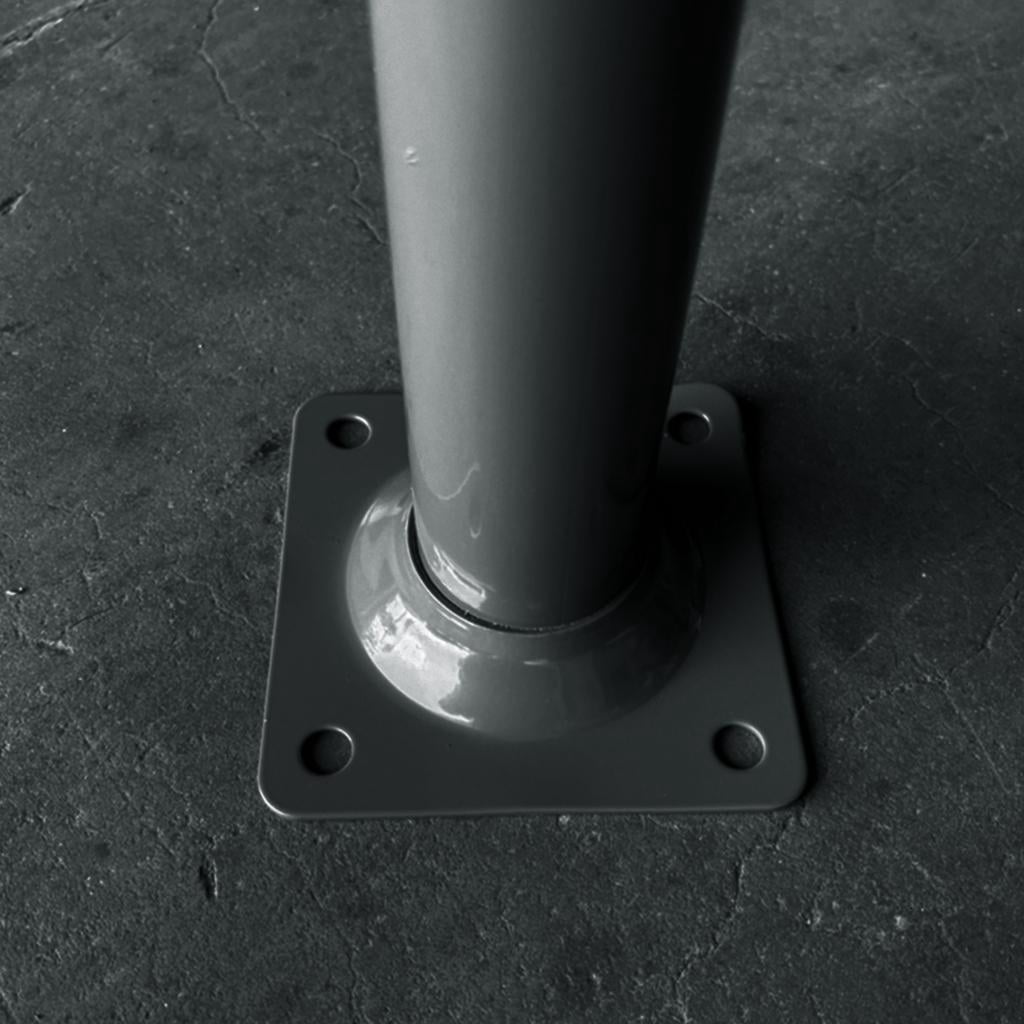 Yihuala Outdoor Umbrella Base Accessory Iron Umbrella Stand Tube Umbrella Base Cylinders Metal Stability for poolsides Shade