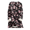 thumbnail image 4 of Women's Fashion Fall Winter Oversized Loose Fuzzy Top Thickened Plush Warm Underlay, 4 of 4