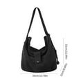 thumbnail image 3 of Trendy Unisex Canvas Messenger Bag with Adjustable Strap for Travel and School, 3 of 21