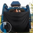 thumbnail image 4 of Oxford Fabric Car Sunshade Curtain for Travel: Universal Fit, Adjustable, Privacy Shielding, 4 of 7