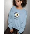 thumbnail image 2 of Daisy See The Good Sweatshirt Women -Image by Shutterstock, Female XX-Large, 2 of 4