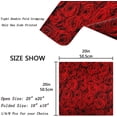 thumbnail image 4 of GZHJMY 3D Beautiful Red Roses Cloth Napkins, Set of 1 20 x 20 Inch Soft & Comfortable Polyester Dinner Napkin for Family, Restaurant, Weddings, Parties, 4 of 5