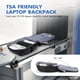 thumbnail image 3 of Mochila Ponhog Business 40L para hombre con USB negra 51x33x23 cm, 3 of 8