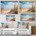 thumbnail image 4 of Designart "Calm Path To Dune Beach II" Nautical & Beach Floater Framed Wall Art Print, 4 of 7