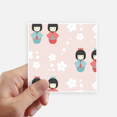 thumbnail image 1 of Art Repeat Japan Pattern Sticker Square Waterproof Stickers Wallpaper Car Decal, 1 of 1