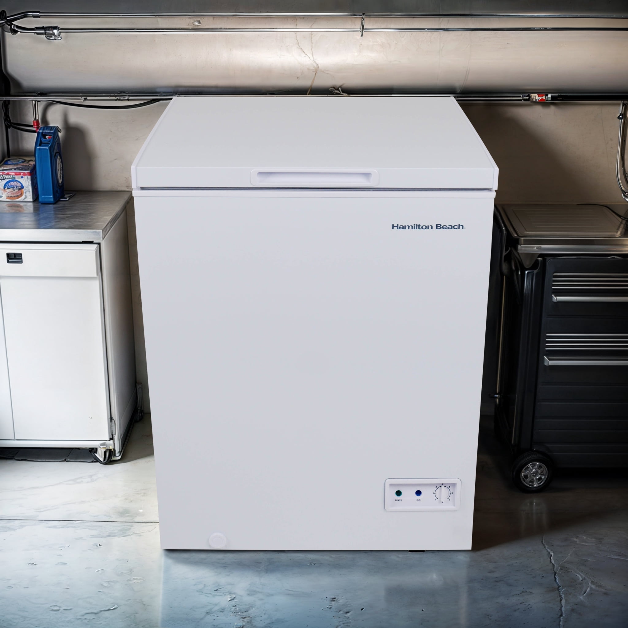 Hamilton Beach 5.0 Cu. Ft. Chest Freezer, White HBFRF510