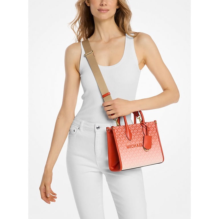 Michael Kors Women's Mirella Small Ombré Signature Logo Crossbody