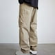 thumbnail image 5 of Pantalones largos para hombre, moda informal, color liso, con bolsillos, rectos, elásticos, de tubo, blusa y pantalón de poliéster., 5 of 5
