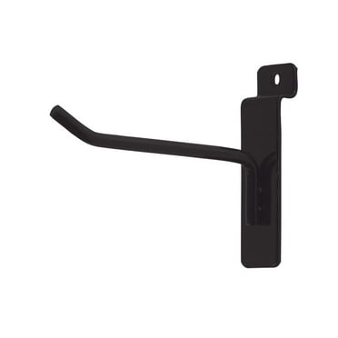Slatwall Hooks - 4" Black (25 Count)