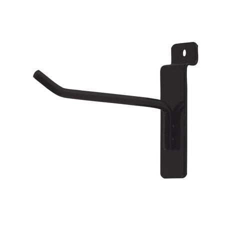 Slatwall Hooks - 4" Black (25 Count)