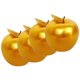 thumbnail image 5 of FESTFENDS 4Ud Decorativo De Manzanas Doradas De Material Ligero Para Exhibición, 5 of 7