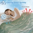 thumbnail image 3 of Coastal Turtle Cooling Blanket, Lightweight Breathable Summer Throw Blanket with Double Sided Cold Effect, Summer Beach Nautical Ocean Waves Picnic Beach Blankets Bed Sheet for Hot Sleepers 50"x60", 3 of 8