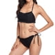 thumbnail image 4 of Traje de baño sexy para mujer Traje de baño de 2 piezas de color sólido Trajes de baño para mujer Fridja  nalpqowj51460, 4 of 7