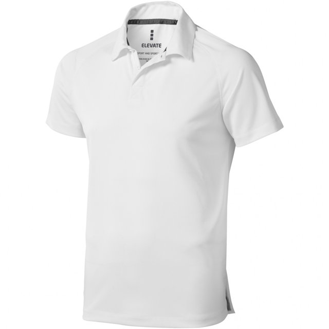 Elevate - Polo modelo Ottawa de manga corta para hombre (Blanco)