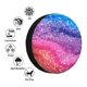 thumbnail image 4 of Fotbe Rainbow Glitter Cute Funda de Llanta de Repuesto con Estampado, Engrosada, Ajuste Universal para Jeep, Remolque, RV, SUV, Camión-16 inch, 4 of 6