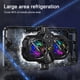 thumbnail image 5 of Refrigerador de teléfono con accesorio magnético | Ventiladores de enfriamiento duales | Luz LED RGB | Montaje ajustable | Funcionamiento silencioso | Control de temperatura inteligente | Carga, 5 of 7