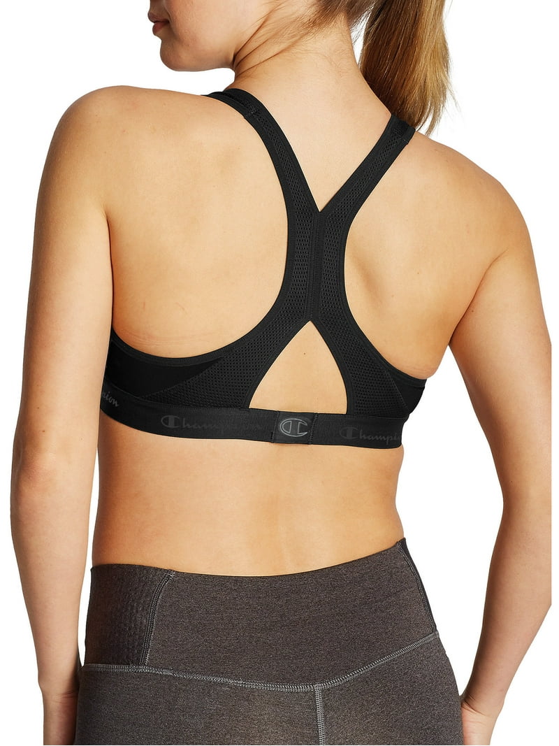 チャンピオン レディース スポーツブラ Champion Women's Curvy Sports Bra - Black Champion The Curvy Sports Bra - Walmart.com