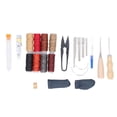 thumbnail image 4 of Leather Sewing Kit, All In One Leather Craft Tools Hand Made DIY Repair Kits 32Pcs  For Stamping For Beginner, 4 of 8