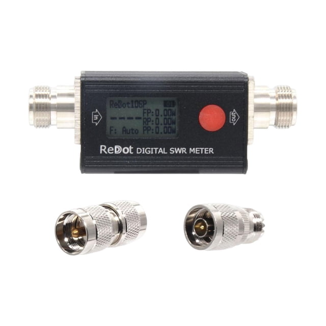 Medidor de potencia SWR RD106P Medidor SWR digital, Fmb VHF , 80-999MHz, carga por cable USB, con cable USB, medidor SWR negro de 120 W Medidor SWR Baoblaze Medidor de ROE