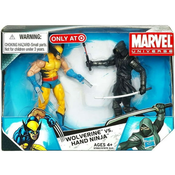 Marvel Universe Exclusives Wolverine vs. Hand Ninja Action Figure 2-Pack