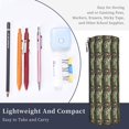 thumbnail image 3 of Disketp Largemouth Bass Fish Estuche Organizador de Lápices de Cuero, Estuche de Oficina con Cremallera para Bolígrafo y Lápiz, 3 of 6