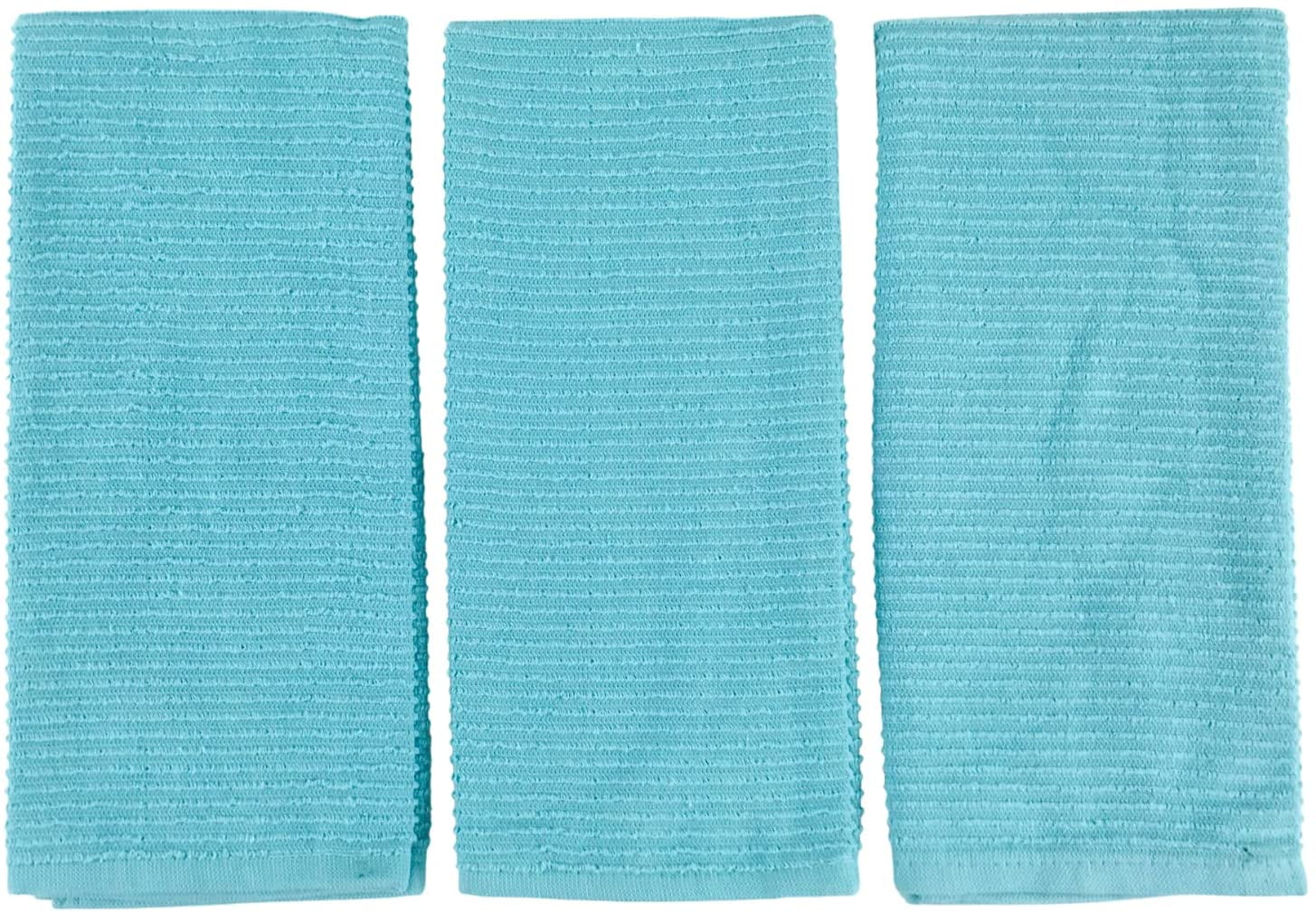 Now Designs Jacquard Tea Towel 100% Cotton, Lemons, Yellow, Blue 18x28”