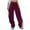 Wine, variant on REORIAFEE Wide Leg Sweatpants Women Extra Large Patchwork Print Palazzo Pants Scrunch Butt Lift Tie Knot Casual Pants Lightweight Baggy Stretchy Trousers 2024 Trending Fashion Clothing