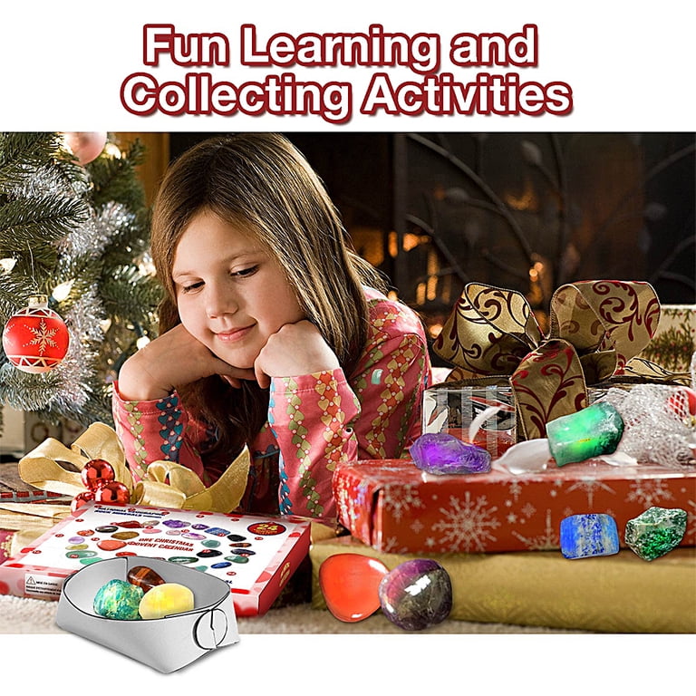 Rock Mineral Christmas Advent Calendar 2023, Crystal Advent Calendar,  Christmas Countdown Calendar, Geographic Rocks and Minerals, Ore  Collections Gift for Kids Christmas Birthday - Walmart.com