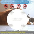 thumbnail image 5 of Flea Trap Refill Discs Replacement Glue Boards, 7" Sticky Pads Fits Most Models Flea Bed Bug Traps for Inside Your Home Natural Flea Light Trap Sticky Pads for Flea Detection(5PC), 5 of 10