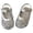 Silver, variant on Girls Sandals Woven Mary Jane Sandals Hollow Casual Shoes Breathable Kids Footwear Trendy Design For Girls Summer Daily Wear ,4-4.5Years