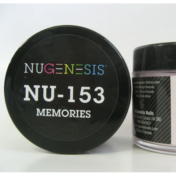 NUGENESIS Nail Color Dip Dipping Powder 1.5oz/jar - NU153 Memories
