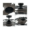 thumbnail image 5 of Bastrop Collection 26 in. Three-Blade Matte Black Transitional Ceiling Fan with 3 Speed Remote Control, 5 of 11