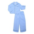 thumbnail image 2 of Free Assembly Matching Family Pajamas Kids' Notch Collar Top and Pants Gift Set, 2-Piece, Sizes XS-XXL, 2 of 4