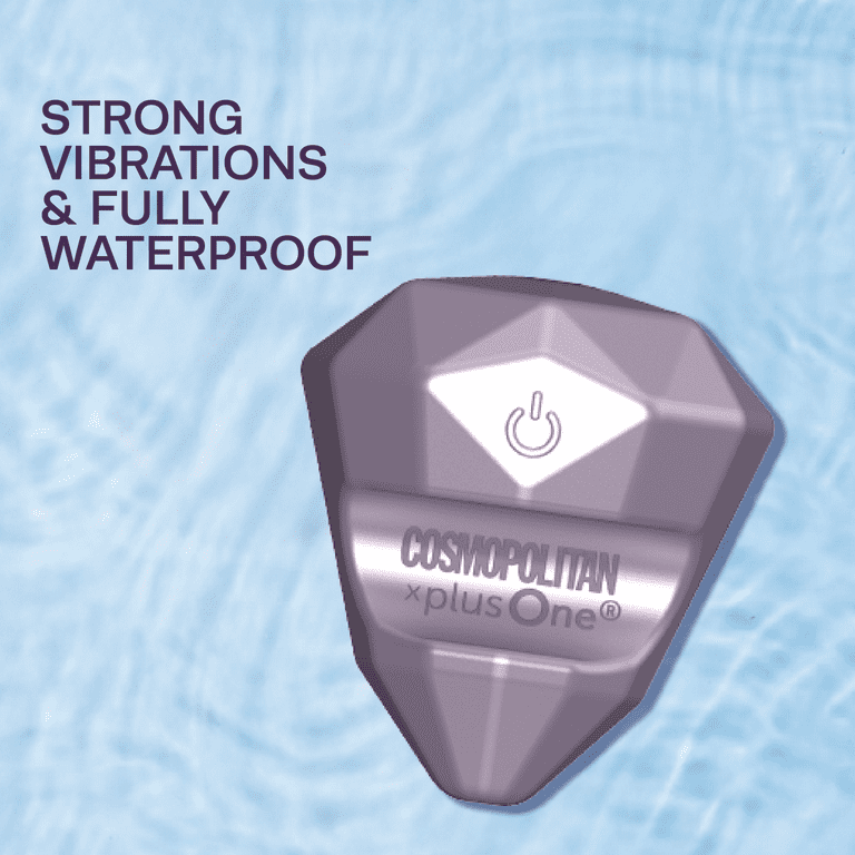 Cosmopolitan X plusOne Girls' Best Gem Vibrator with Magnetic Charging and Storage Bag, Lavender