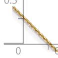 thumbnail image 5 of 14k Yellow Gold .80 mm Diamond Cut Cable Chain, 5 of 5