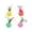 feather-topped, variant on Interactive Cat Toy Bouncy Latex Foam Ball for Indoor Cats Kitten Self-Play Chase Fun with Feather (1 Pet Toy, Color Random, 3 Patterns: Soccer-Patterned, Two-Tone, Feather-Topped)