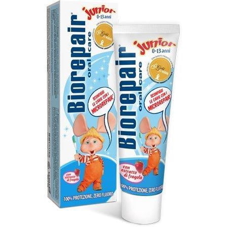2pcs biorepair juniour kids microrepair toothpaste 50ml protect enamel & REPAIR from acid erosion and plaque files cracks / holes safe 0 -13ys by (Best Toothpaste For Enamel Erosion)