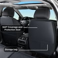 thumbnail image 4 of for Ford Escape 2019 Car Seat Cover, Waterproof PU Leather Full Set of 5 Seats Non-slip Suitable for All Seasons, Black and Gray Car Seat Covers, Airbag-Compatible, 4 of 9