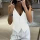 thumbnail image 2 of Chaleco informal de verano para mujer 2025, estilo británico, sin mangas, cuello en V liso, corte holgado, perfecto con leggings o vaqueros, tallas S-XL, para la oficina o fiestas, 2 of 8