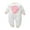 White, variant on FRSASU Kids Clothes , Infant Baby Girl Boy Thick Warm Romper Multicolor Cute Print Jumpsuit