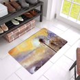 thumbnail image 3 of MKHERT Handwork Watercolor Dandelion Flower at Sunset Doormat Rug Home Decor Floor Mat Bath Mat 23.6x15.7 inch, 3 of 3